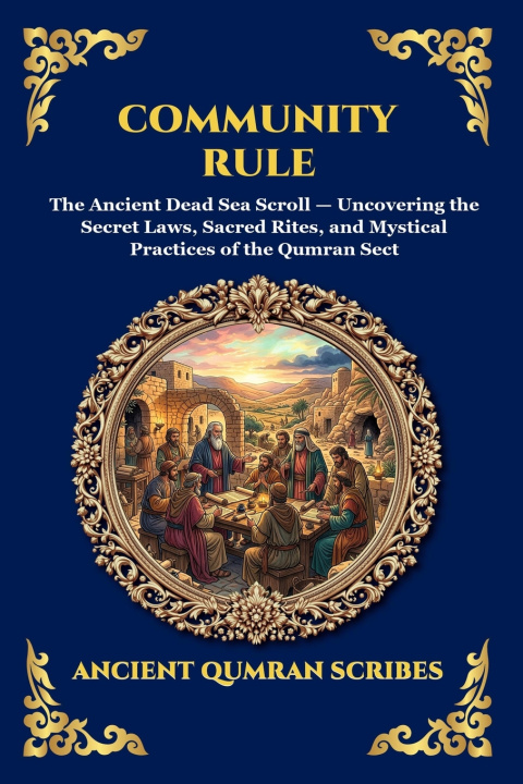Knjiga Community Rule Ancient Qumran Scribes