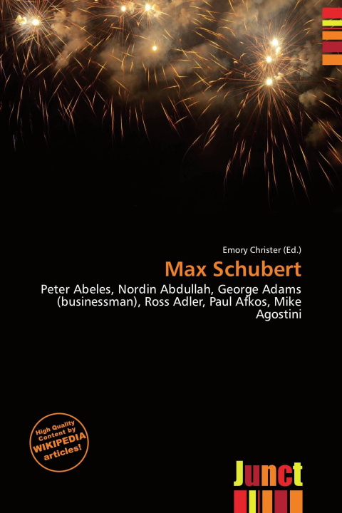 Kniha Max Schubert 