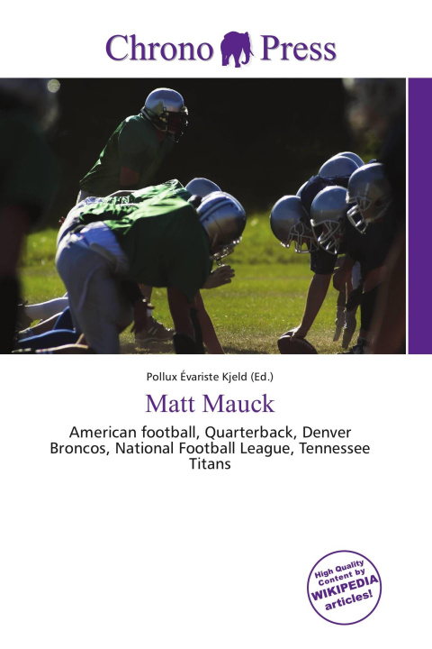 Kniha Matt Mauck 