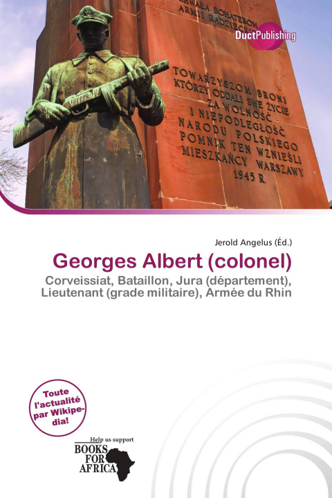 Knjiga Georges Albert (colonel) 