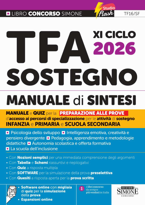 Kniha TFA XI Ciclo 2026 Sostegno. Manuale di sintesi 