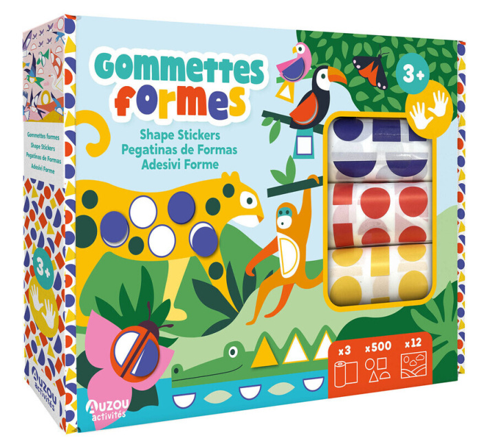 Knjiga Gommettes formes 