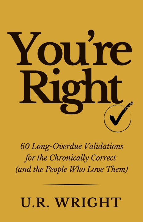 Kniha You're Right U.R. Wright