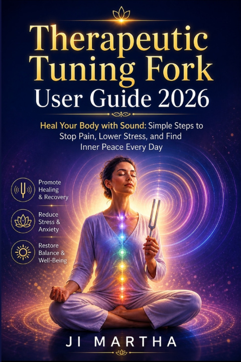 Knjiga Therapeutic Tuning Fork User Guide 2026 JI MARTHA