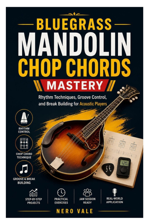 Kniha BLUEGRASS MANDOLIN CHOP CHORDS MASTERY Nero Vale