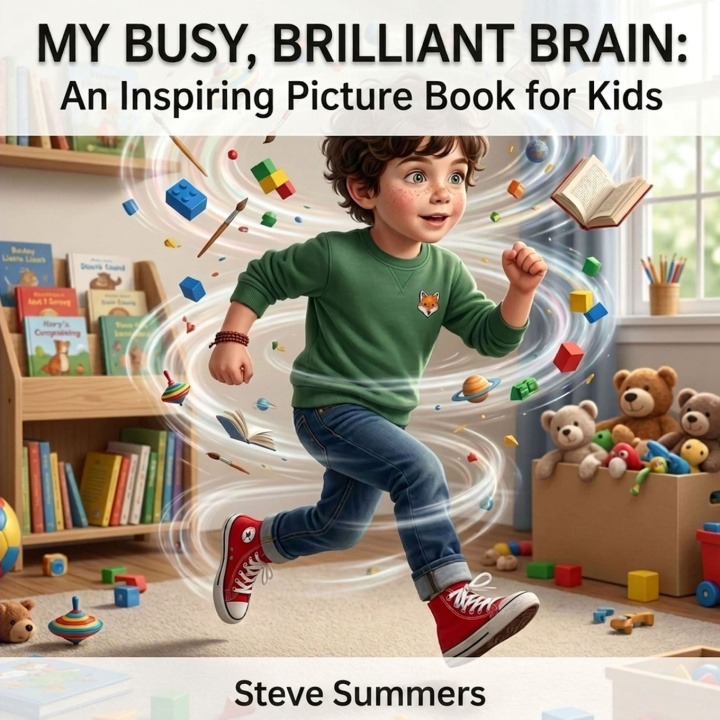 Knjiga My Busy, Brilliant Brain Steve Summers