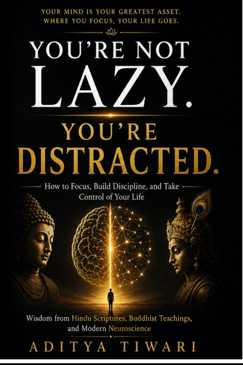 Knjiga YOU'RE NOT LAZY. YOU'RE DISTRACTED Aditya Tiwari