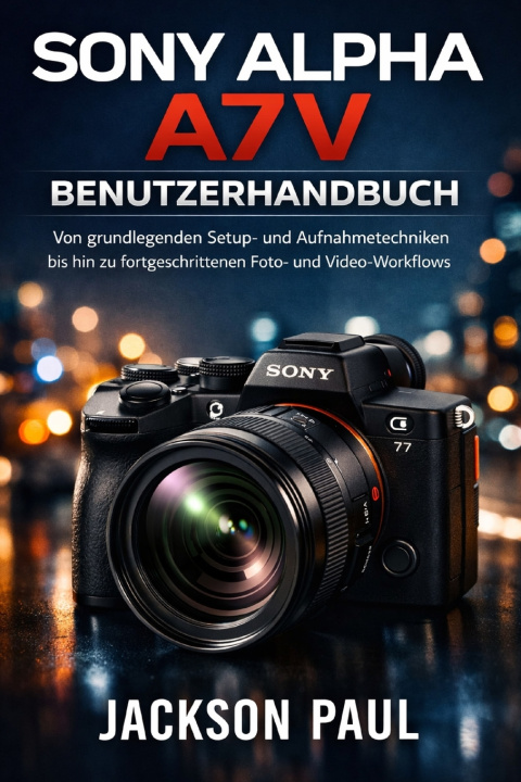 Kniha SONY ALPHA A7 V BENUTZERHANDBUCH JACKSON PAUL