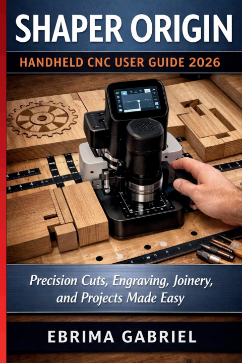 Kniha SHAPER ORIGIN HANDHELD CNC USER GUIDE 2026 EBRIMA GABRIEL