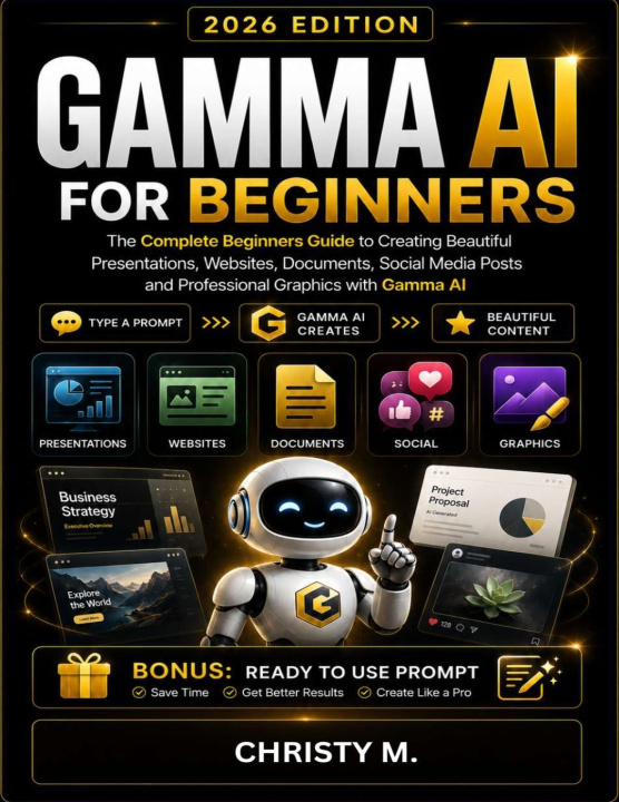 Kniha Gamma AI For Beginners Christy M.