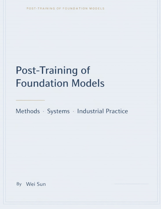 Kniha Foundation Model Post-Training Wei Sun