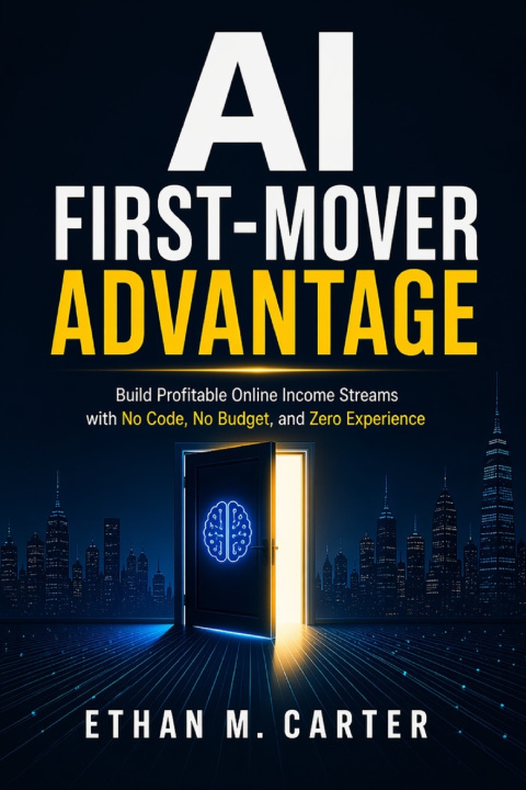 Kniha AI First-Mover Advantage Ethan M. Carter