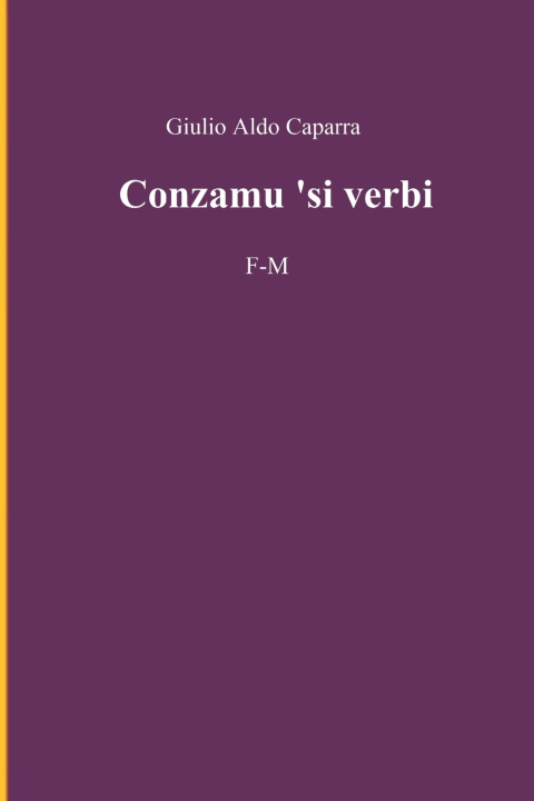 Kniha Conzamu 'si verbi Giulio Aldo Caparra