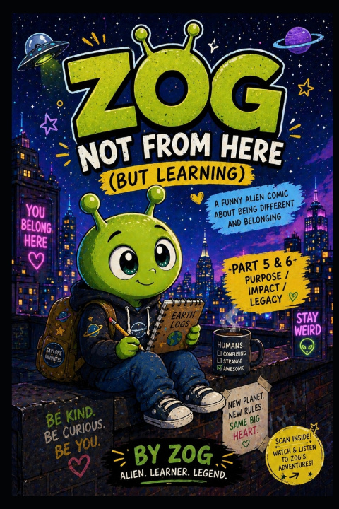Knjiga ZOG ZOG Alien Learner Legend