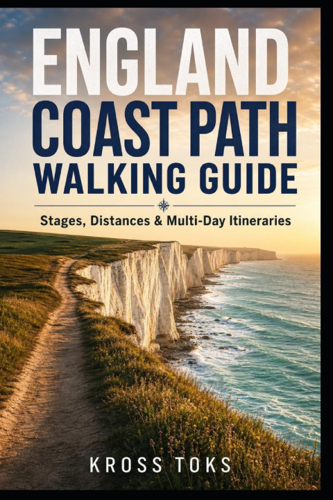 Kniha England Coast Path Walking Guide KROSS TOKS