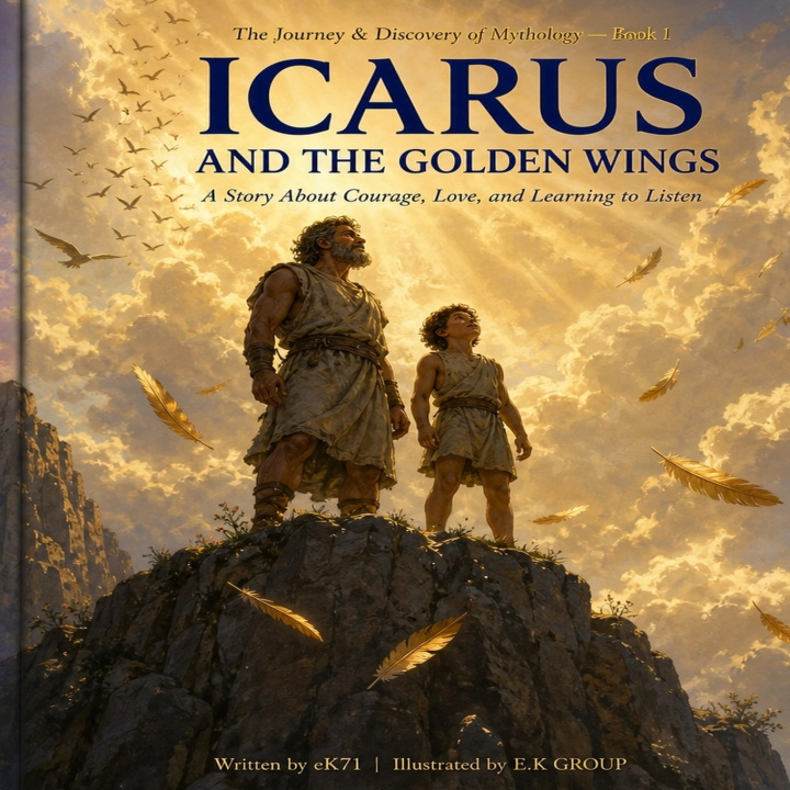Knjiga Icarus and the Golden Wings e K71
