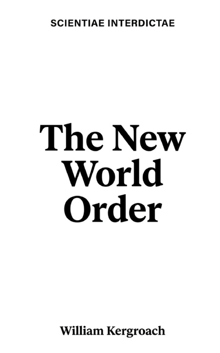 Kniha The New World Order William Kergroach