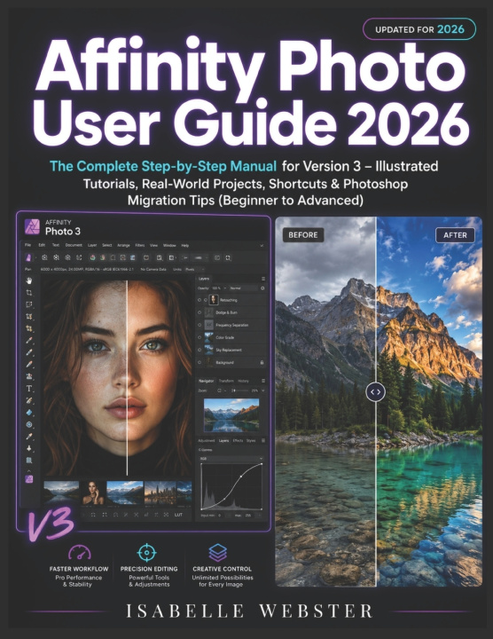 Kniha Affinity Photo User Guide 2026 Isabelle Webster