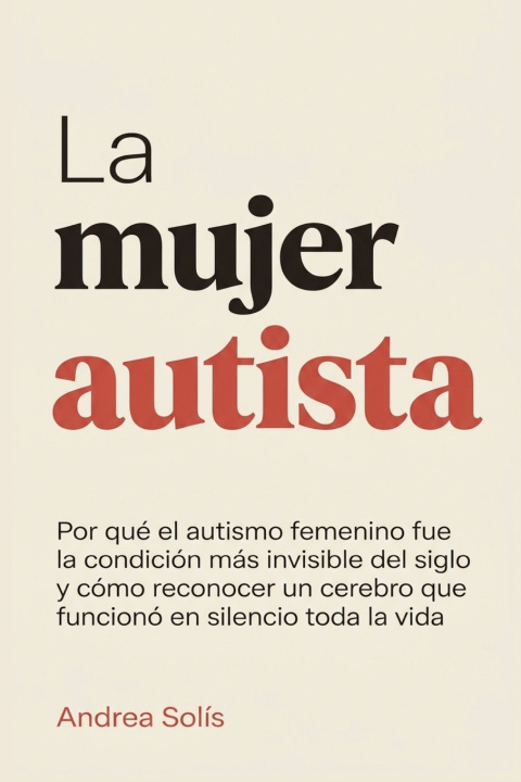 Kniha La Mujer Autista Andrea Solís