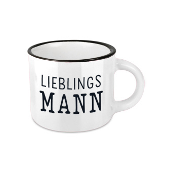 Hra/Hračka Espresso-Tasse Vintage Lieblingsmann 