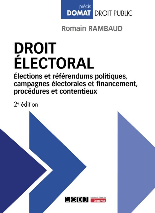 Książka Droit électoral Rambaud