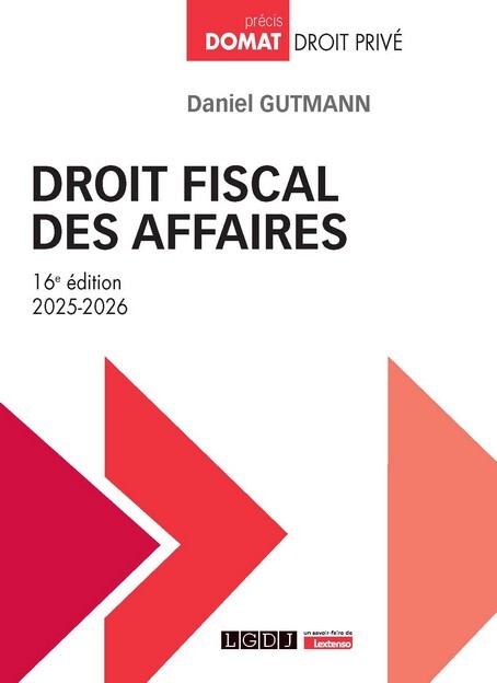 Boek Droit fiscal des affaires Gutmann