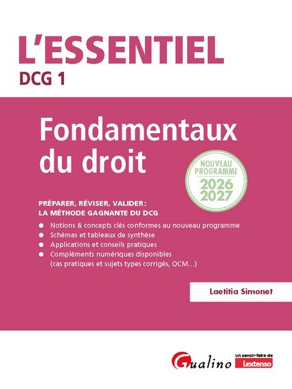 Knjiga DCG 1 - Fondamentaux du droit Simonet