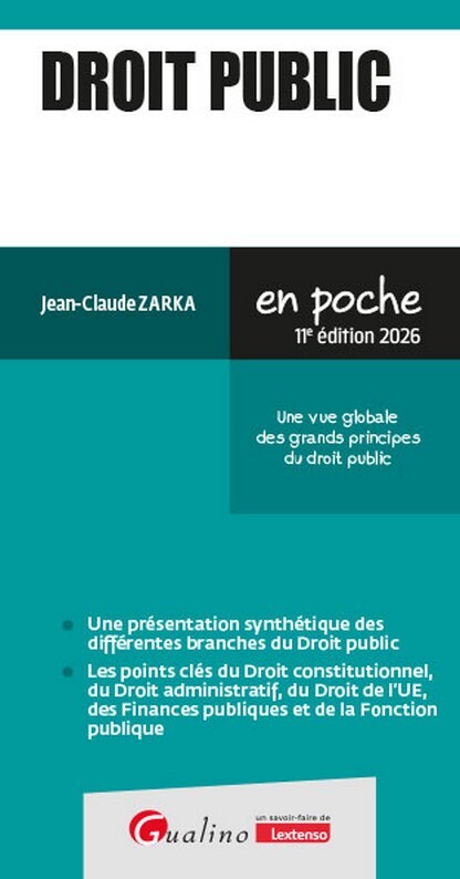 Knjiga Droit public Zarka