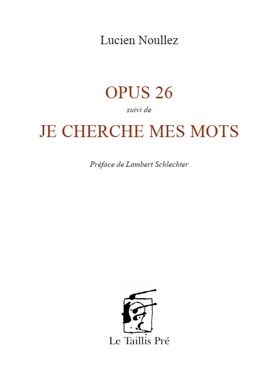 Kniha Opus 26 Noullez