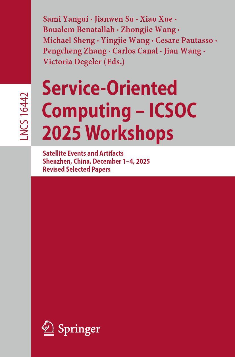 Buch Service-Oriented Computing - ICSOC 2025 Workshops Sami Yangui