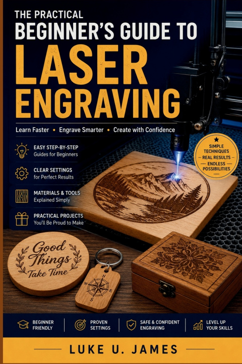 Книга A PRACTICAL BEGINNER'S GUIDE TO LASER ENGRAVING Luke U. James