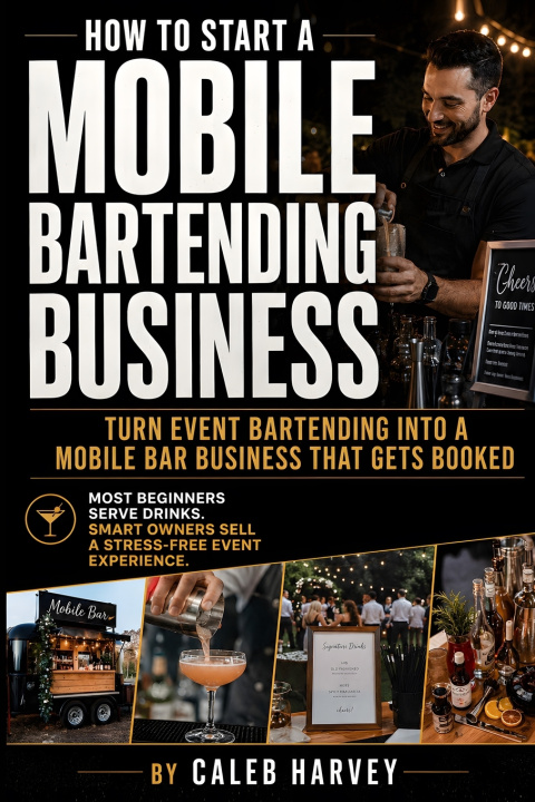 Kniha How to Start a Mobile Bartending Business Caleb Harvey