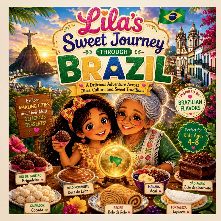 Knjiga Lila's Sweet Journey Through Brazil Eszpe Publications