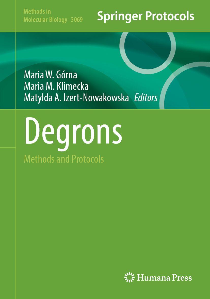 Kniha Degrons Maria W. Górna