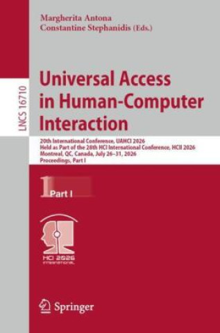 Knjiga Universal Access in Human-Computer Interaction Margherita Antona