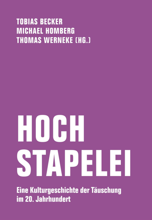 Kniha Hochstapelei Tobias Becker