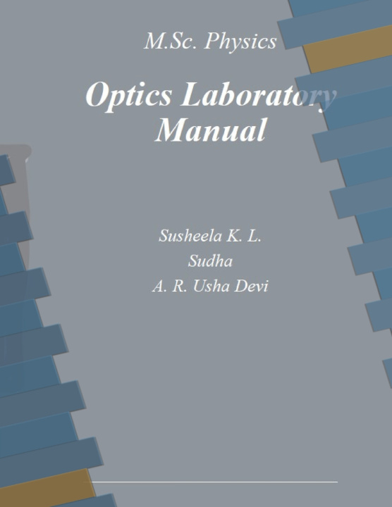 Kniha Optics laboratory manual Susheela K L
