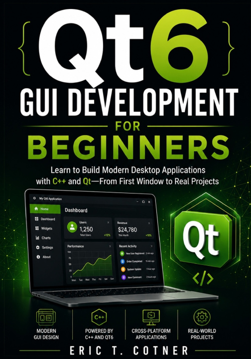 Kniha Qt6 GUI Development for Beginners ERIC T. COTNER
