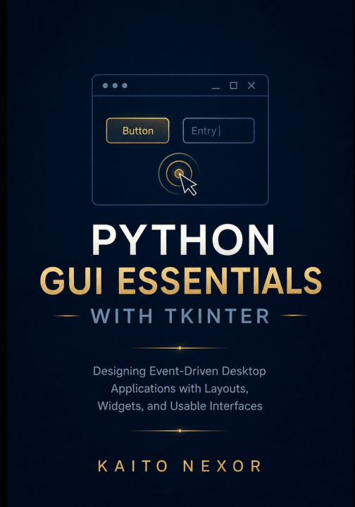 Könyv Python GUI Essentials with tkinter Kaito Nexor