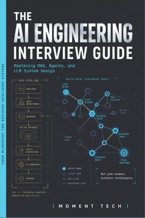 Kniha The AI Engineering Interview Guide MOMENT TECH