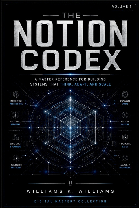 Kniha THE NOTION CODEX Williams K. Williams