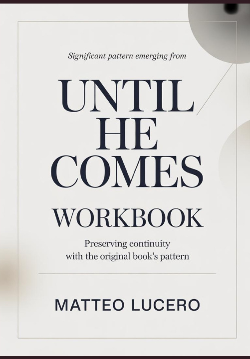 Kniha Significant Pattern emerging from Until He Comes Matteo Lucero