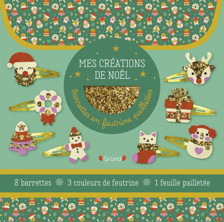 Könyv Barrettes en feutrine - Noël 