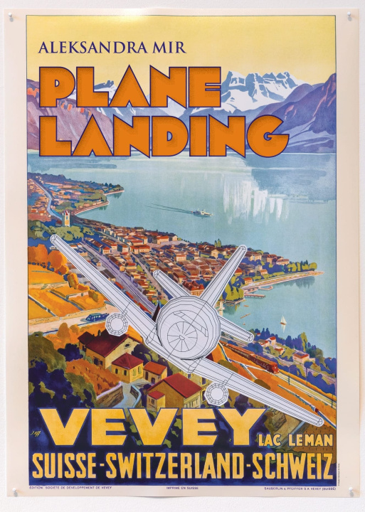 Book Plane Landing Vevey MIR