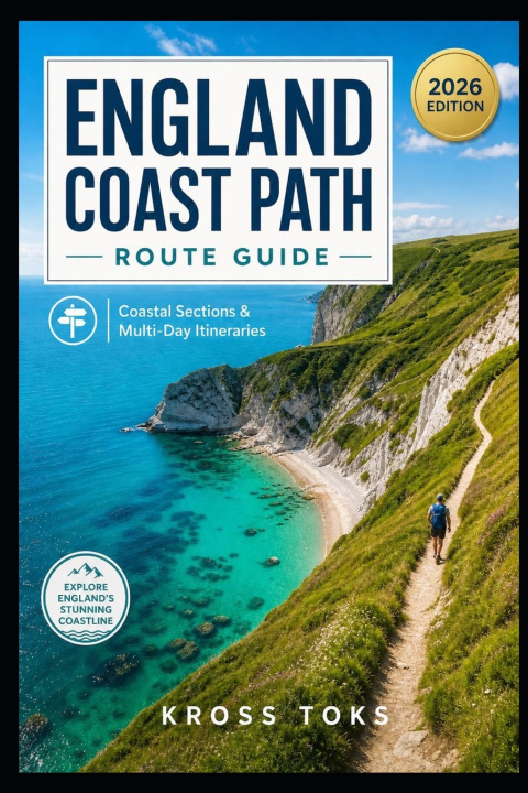Könyv England Coast Path Route Guide KROSS TOKS