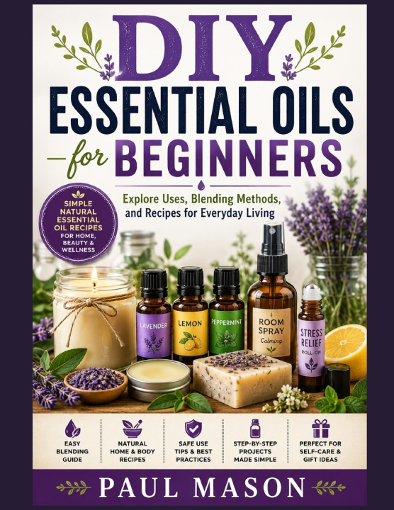 Kniha DIY Essential Oils for Beginners Paul Mason