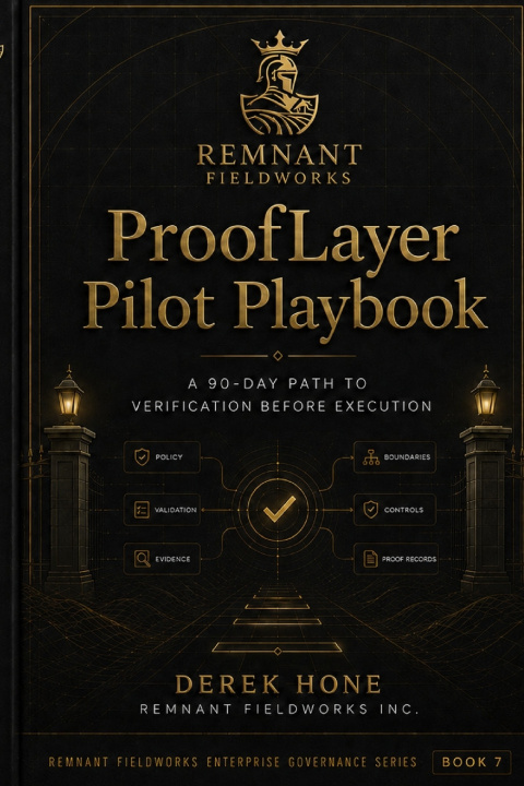 Kniha ProofLayer Pilot Playbook Derek Hone