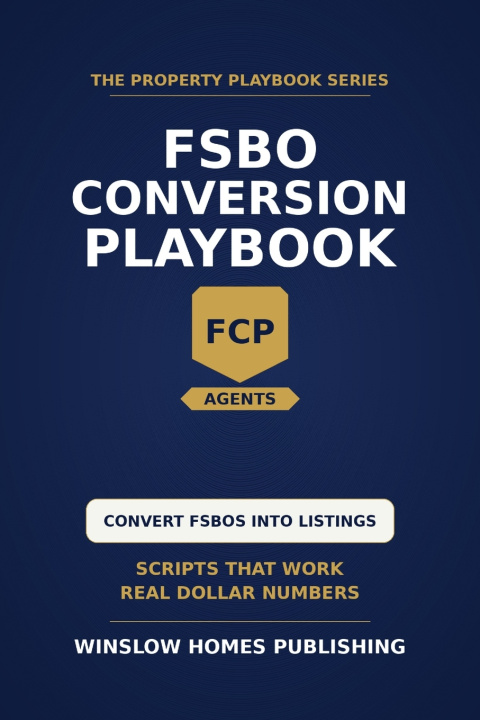 Kniha FSBO Conversion Playbook Winslow Homes Publishing