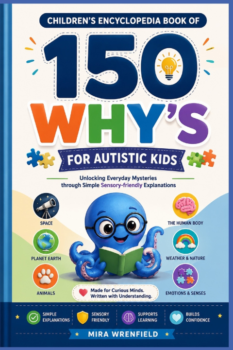 Kniha Children's Encyclopedia Book of 150 Why's for Autistic Kids Mira Wrenfield