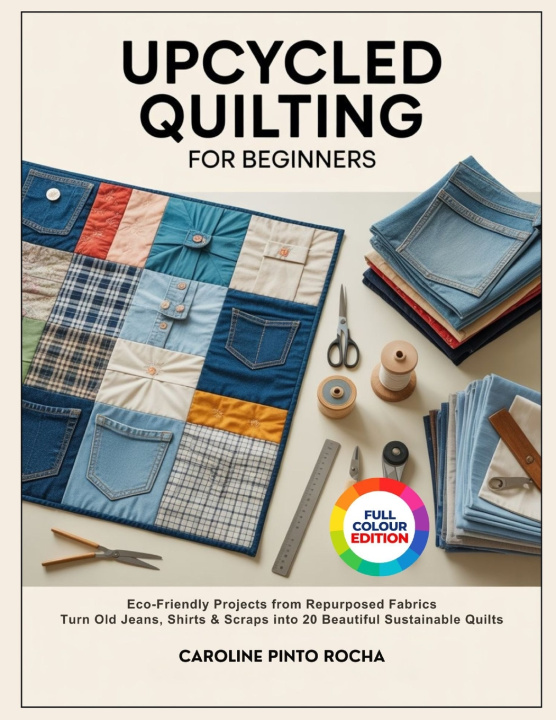 Kniha UPCYCLED QUILTING FOR BEGINNERS Caroline Pinto Rocha